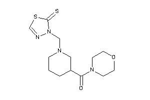 Morpholino-[1-[(2-thioxo-1,3,4-thiadiazol-3-yl)methyl]-3-piperidyl]methanone