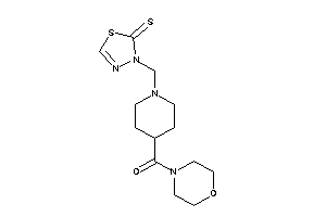 Morpholino-[1-[(2-thioxo-1,3,4-thiadiazol-3-yl)methyl]-4-piperidyl]methanone