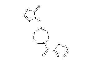 Phenyl-[4-[(2-thioxo-1,3,4-thiadiazol-3-yl)methyl]-1,4-diazepan-1-yl]methanone