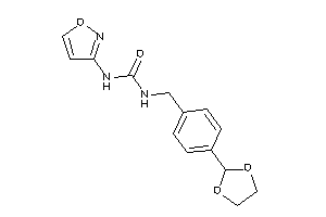 1-[4-(1,3-dioxolan-2-yl)benzyl]-3-isoxazol-3-yl-urea