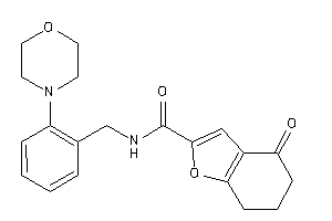 4-keto-N-(2-morpholinobenzyl)-6,7-dihydro-5H-benzofuran-2-carboxamide