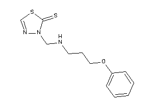 3-[(3-phenoxypropylamino)methyl]-1,3,4-thiadiazole-2-thione