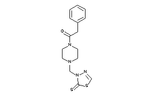 2-phenyl-1-[4-[(2-thioxo-1,3,4-thiadiazol-3-yl)methyl]piperazino]ethanone