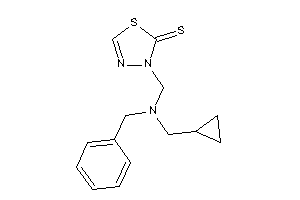 3-[[benzyl(cyclopropylmethyl)amino]methyl]-1,3,4-thiadiazole-2-thione