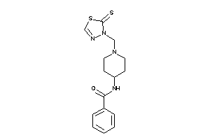 N-[1-[(2-thioxo-1,3,4-thiadiazol-3-yl)methyl]-4-piperidyl]benzamide