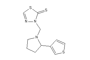 3-[[2-(3-thienyl)pyrrolidino]methyl]-1,3,4-thiadiazole-2-thione