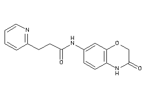 N-(3-keto-4H-1,4-benzoxazin-7-yl)-3-(2-pyridyl)propionamide