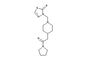 1-pyrrolidino-2-[1-[(2-thioxo-1,3,4-thiadiazol-3-yl)methyl]-4-piperidyl]ethanone