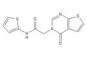 2-(4-ketothieno[2,3-d]pyrimidin-3-yl)-N-(2-thienyl)acetamide