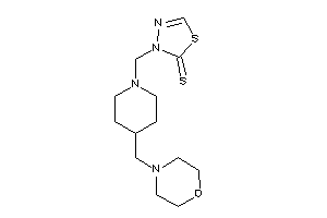 3-[[4-(morpholinomethyl)piperidino]methyl]-1,3,4-thiadiazole-2-thione