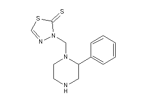 3-[(2-phenylpiperazino)methyl]-1,3,4-thiadiazole-2-thione