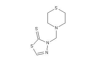 3-(thiomorpholinomethyl)-1,3,4-thiadiazole-2-thione