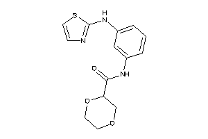 N-[3-(thiazol-2-ylamino)phenyl]-1,4-dioxane-2-carboxamide