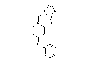 3-[(4-phenoxypiperidino)methyl]-1,3,4-thiadiazole-2-thione