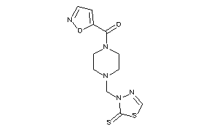 Isoxazol-5-yl-[4-[(2-thioxo-1,3,4-thiadiazol-3-yl)methyl]piperazino]methanone