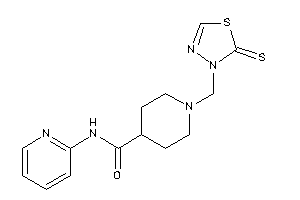 N-(2-pyridyl)-1-[(2-thioxo-1,3,4-thiadiazol-3-yl)methyl]isonipecotamide