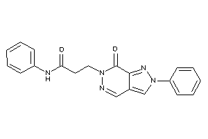 Image of 3-(7-keto-2-phenyl-pyrazolo[3,4-d]pyridazin-6-yl)-N-phenyl-propionamide