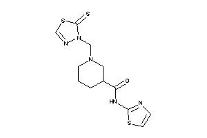 N-thiazol-2-yl-1-[(2-thioxo-1,3,4-thiadiazol-3-yl)methyl]nipecotamide