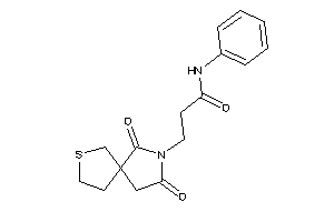3-(2,4-diketo-7-thia-3-azaspiro[4.4]nonan-3-yl)-N-phenyl-propionamide