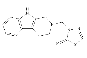 Image of 3-(1,3,4,9-tetrahydro-$b-carbolin-2-ylmethyl)-1,3,4-thiadiazole-2-thione