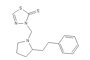 3-[(2-phenethylpyrrolidino)methyl]-1,3,4-thiadiazole-2-thione