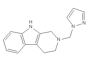 Image of 2-(pyrazol-1-ylmethyl)-1,3,4,9-tetrahydro-$b-carboline