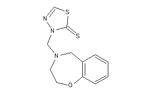 3-(3,5-dihydro-2H-1,4-benzoxazepin-4-ylmethyl)-1,3,4-thiadiazole-2-thione