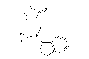 3-[[cyclopropyl(indan-1-yl)amino]methyl]-1,3,4-thiadiazole-2-thione