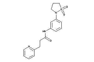 N-[3-(1,1-diketo-1,2-thiazolidin-2-yl)phenyl]-3-(2-pyridyl)propionamide