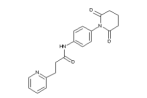 N-(4-glutarimidophenyl)-3-(2-pyridyl)propionamide