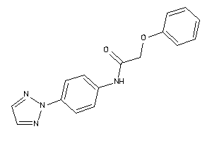 2-phenoxy-N-[4-(triazol-2-yl)phenyl]acetamide