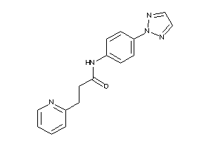 3-(2-pyridyl)-N-[4-(triazol-2-yl)phenyl]propionamide