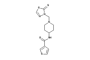 N-[1-[(2-thioxo-1,3,4-thiadiazol-3-yl)methyl]-4-piperidyl]thiophene-3-carboxamide