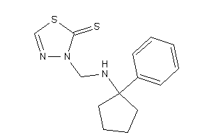 3-[[(1-phenylcyclopentyl)amino]methyl]-1,3,4-thiadiazole-2-thione