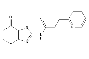 N-(7-keto-5,6-dihydro-4H-1,3-benzothiazol-2-yl)-3-(2-pyridyl)propionamide