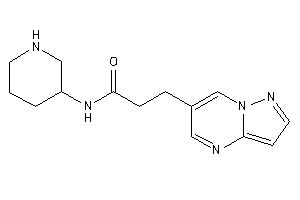 N-(3-piperidyl)-3-pyrazolo[1,5-a]pyrimidin-6-yl-propionamide