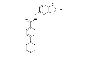 N-[(2-ketoindolin-5-yl)methyl]-4-morpholino-benzamide