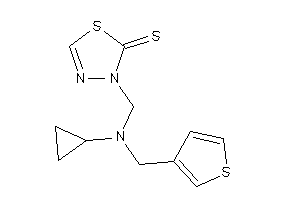 3-[[cyclopropyl(3-thenyl)amino]methyl]-1,3,4-thiadiazole-2-thione