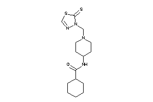 N-[1-[(2-thioxo-1,3,4-thiadiazol-3-yl)methyl]-4-piperidyl]cyclohexanecarboxamide