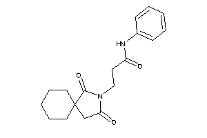 3-(2,4-diketo-3-azaspiro[4.5]decan-3-yl)-N-phenyl-propionamide