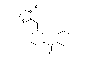 Piperidino-[1-[(2-thioxo-1,3,4-thiadiazol-3-yl)methyl]-3-piperidyl]methanone