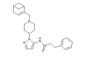 N-[2-[1-(4-bicyclo[3.1.1]hept-3-enylmethyl)-4-piperidyl]pyrazol-3-yl]-3-phenyl-propionamide
