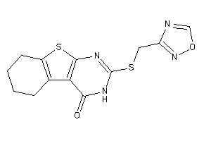 2-(1,2,4-oxadiazol-3-ylmethylthio)-5,6,7,8-tetrahydro-3H-benzothiopheno[2,3-d]pyrimidin-4-one