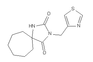 Image of 3-(thiazol-4-ylmethyl)-1,3-diazaspiro[4.6]undecane-2,4-quinone