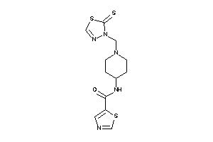 N-[1-[(2-thioxo-1,3,4-thiadiazol-3-yl)methyl]-4-piperidyl]thiazole-5-carboxamide