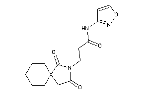 3-(2,4-diketo-3-azaspiro[4.5]decan-3-yl)-N-isoxazol-3-yl-propionamide