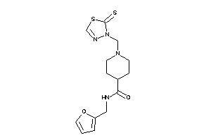 N-(2-furfuryl)-1-[(2-thioxo-1,3,4-thiadiazol-3-yl)methyl]isonipecotamide