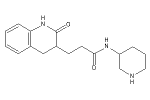 3-(2-keto-3,4-dihydro-1H-quinolin-3-yl)-N-(3-piperidyl)propionamide