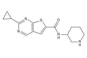 2-cyclopropyl-N-(3-piperidyl)thieno[2,3-d]pyrimidine-6-carboxamide