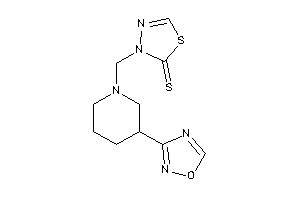 3-[[3-(1,2,4-oxadiazol-3-yl)piperidino]methyl]-1,3,4-thiadiazole-2-thione